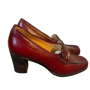 Rasprini Womens Vintage Leather Loafer Shoes